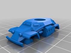 SdKfz 222 (2cm) 1/100 3D Printer Model