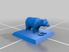 Bear Token – 4/4 – Magic: The Gathering 3D Printer Model