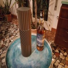 Whiskey Bottle Container 3D Printer Model