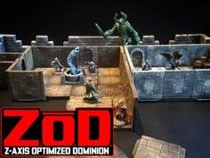 Z.O.D. Terrain Tiles (Core Set) 3D Printer Model