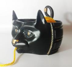 Cat Yarn Bowl 3D Printer Model