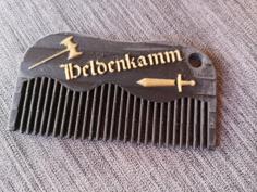 Beard Comb 3D Printer Model