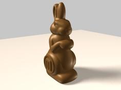 Chocolate MakerBot Bunny 3D Printer Model