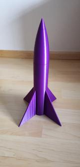 Retrievable Model Rocket For 18mm Engines 3D Printer Model