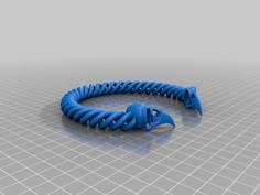 Viking Raven Bracelet 3D Printer Model