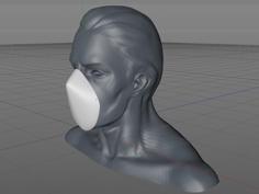 Easy Face Mask 3D Printer Model