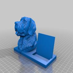 Labrador Retriever Business Card Holder (Expandable) 3D Printer Model