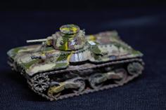 Ha-Go Type 95 Light Tank 1:56 Scale(28mm) 3D Printer Model