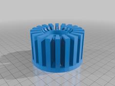 Light With Basic Ridges 3D Printer Model