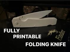 Folding Pocket Knife – Printable 3D Printer Model