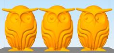 Who Made Who Owl Set 3D Printer Model