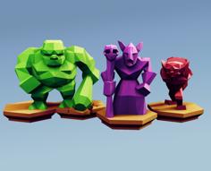 Low Poly Fantasy Tabletop – Horde Advanced Units 3D Printer Model