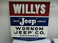 Vintage Willys/jeep Sign 3D Printer Model