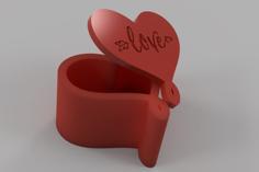 Heart-shaped Box 3D Printer Model