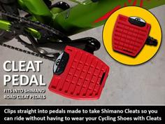 Cleat Pedals – Clip Into Shimano Road Bike Pedals 3D Printer Model