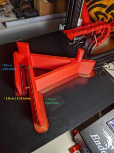 Vertical Laptop Stand Lightweight 3D Printer Model