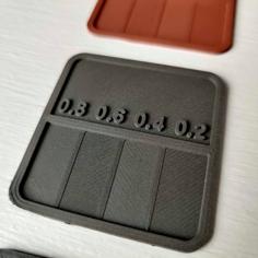 Square Filament Sample 3D Printer Model