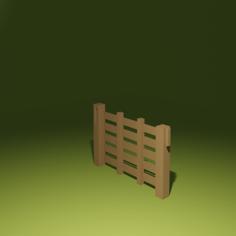 Modular Fence/gate For Farm Animals 3D Printer Model