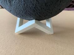 Stand Holder Bracket Tripod For Ball Or Geode Or Sphere 150mm Decoration 3D Printer Model