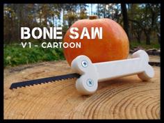 Pumpkin-Carving “Bone Saw” (Cartoon) 3D Printer Model