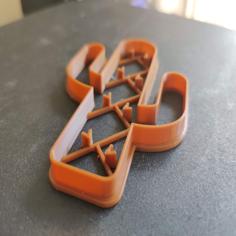 Cactus Cookie Cutter 3D Printer Model