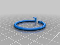 Parametric Looseleaf Rings 3D Printer Model