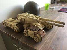 Command And Conquer Mammoth Tank 1/35th Scale 3D Printer Model