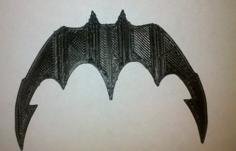 1989 Batman Batarang 3D Printer Model