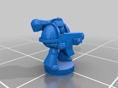 Epic Chaos Space Marine 3D Printer Model