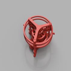 Mechanical Clock 3D Printer Model