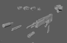 DMR [Halo 5] (CUSTOMIZABLE) 3D Printer Model