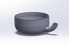 Shaving Scuttle 3D Printer Model