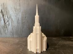 Twin Falls Idaho Temple 3D Printer Model