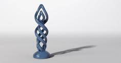 Corrugated Spiral Trophy 3D Printer Model