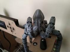 More Realistic Ball-Joint Articulated Octopus 3D Printer Model