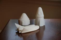 Commercial Crew Spacecraft 3D Printer Model