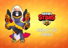 Brawl Stars | Colt Dark Angel 3D Printer Model