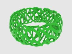 Voronoi Bracelet 2 3D Printer Model