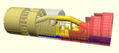 Railway Tunnel Boring Machine – Tunnelier 3D Printer Model