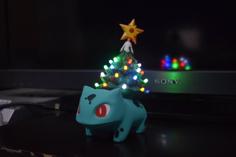 Bulbasaur Christmas Tree Lamp 3D Printer Model