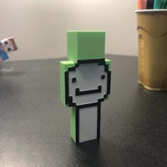 Minecraft Dream Figure 3D Printer Model