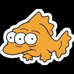 The Simpsons Fish Blinky Wall Art 3D Printer Model