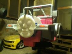 Thomas The Train Face Large Scale In Sections 3D Printer Model