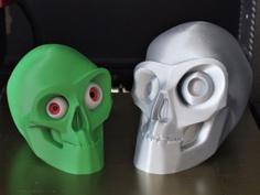 Halloween Skull (single&multi-material Remix) 3D Printer Model