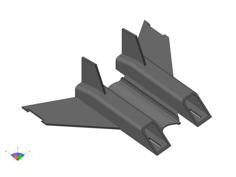 Estes Pegagus #0806 Wings 3D Printer Model