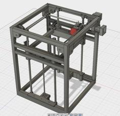 ***BL4CK_BEAUTY*** – 3D Printer – UM2C Clone – CL260 Like – Cube – CoreXY – Ultimaker 3D Printer Model