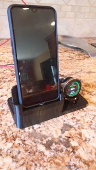 Oneplus 6/6t With Galaxy/Gear Watch Stand 3D Printer Model