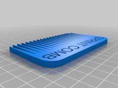 Sprint Comb For Grooming Your Backlog 3D Printer Model