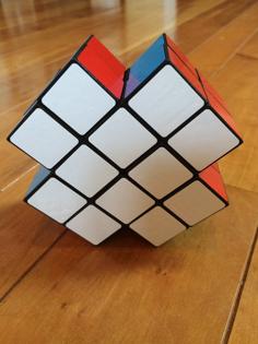 2×2 X-Cube / 2×2 Cross Cube Twisty Puzzle 3D Printer Model