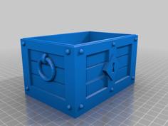 Treasure Chest Piggy Bank 3D Printer Model